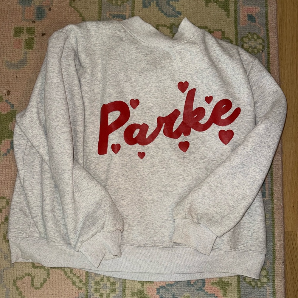 Parke VALENTINE Gray Sweatshirt XXL